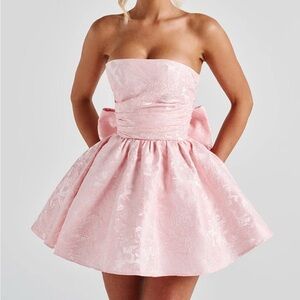 Babyboo Pink Strapless Dress